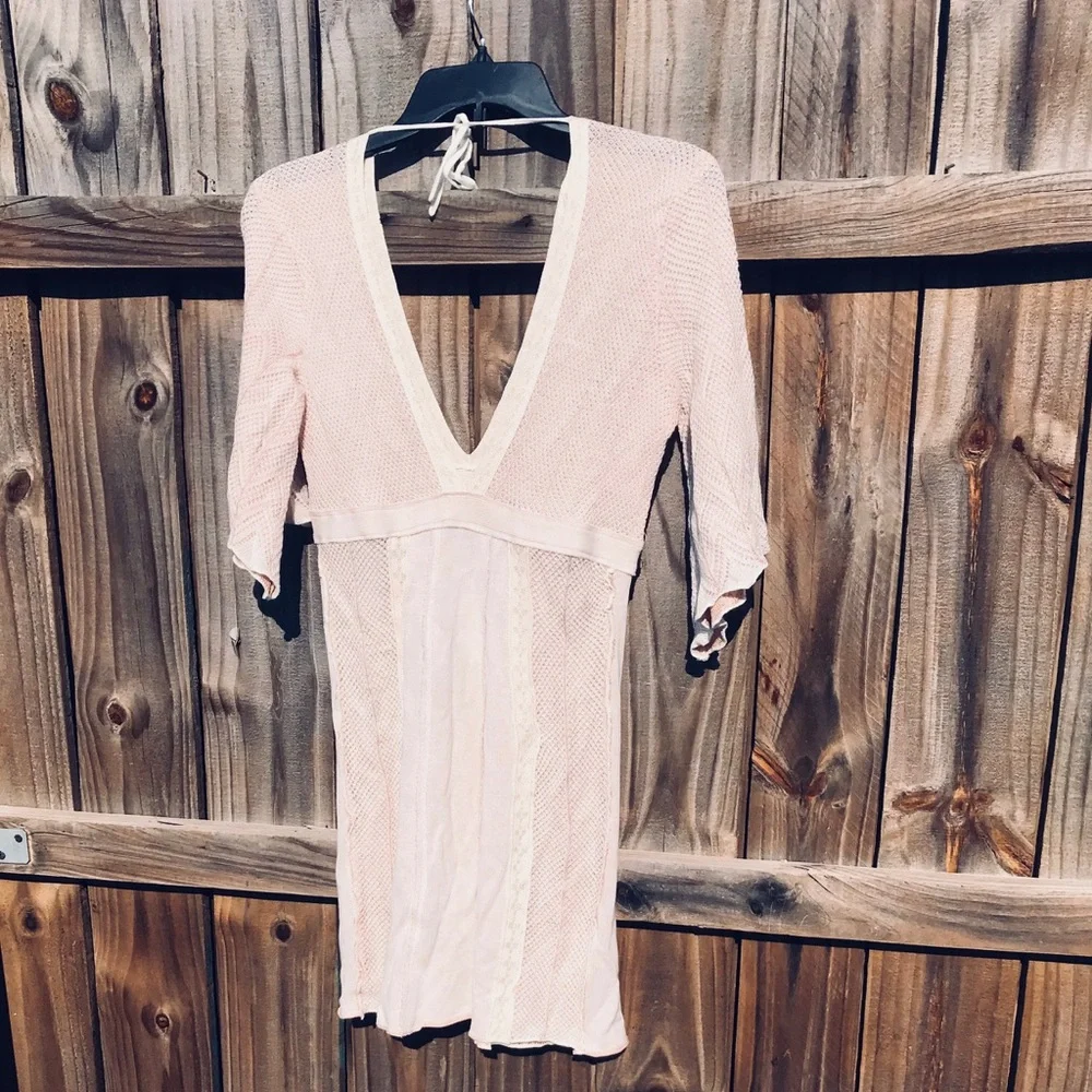 Free People Retro Dress Mini Pretty Girly Boho Western Country Girl Deadstock
